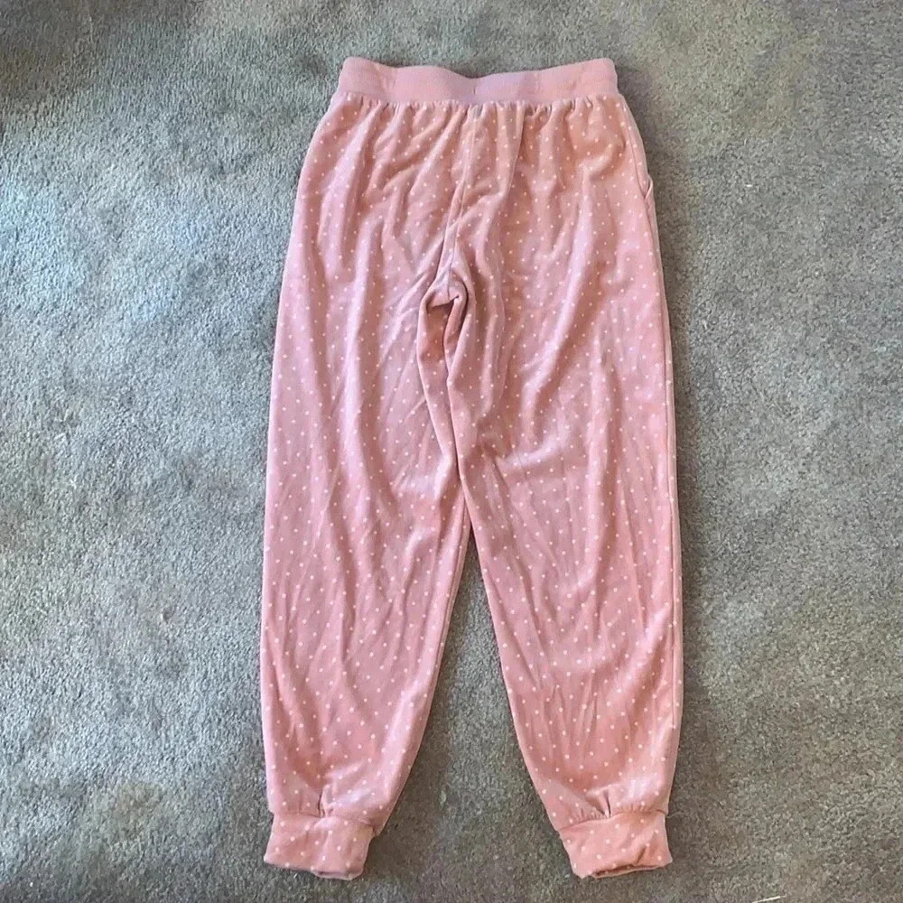 Three Dots Polka Dot Pastel Pink Pajama Pants Size Small - Picture 7 of 7